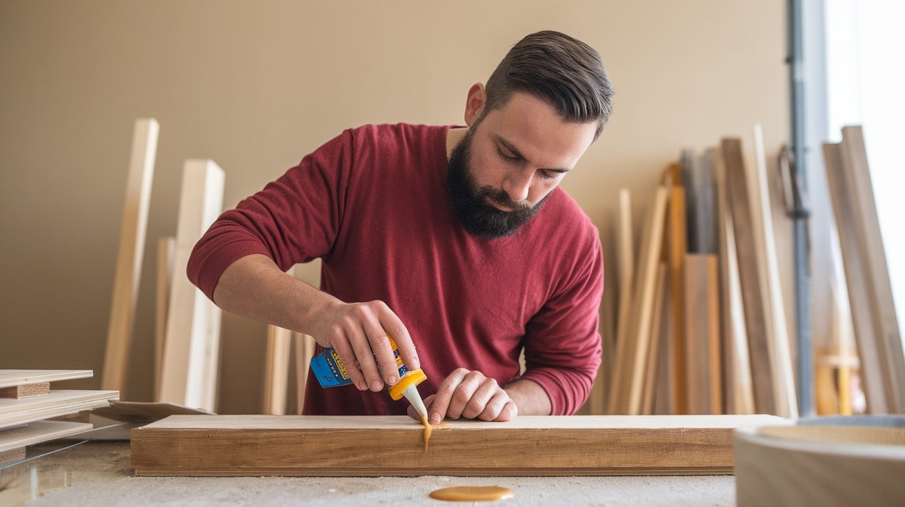 glueing or gluing