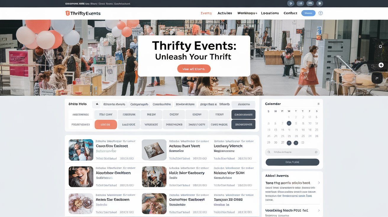 ThriftyEvents.net Page
