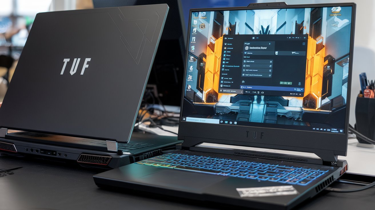 TUF Gaming laptop with drivers available on the internet