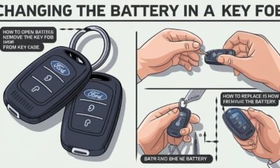 How do you change the battery in a Ford key fob
