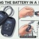 How do you change the battery in a Ford key fob